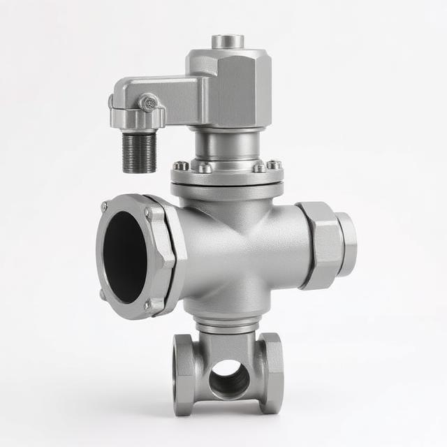 Automatic air release valve that vents trapped air from a pumped water line