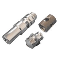 Ejector nozzle, jet and collar set from a venturi priming system