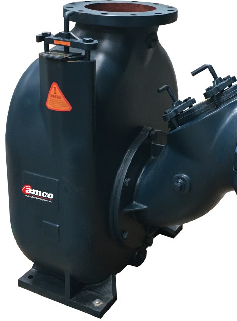 AMCO STP10 10" x 10" self-prime trash pump end with 13.25 inch open impeller