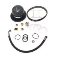 One to two year spare parts kit laid out with seals, gaskets, O-rings and fasteners